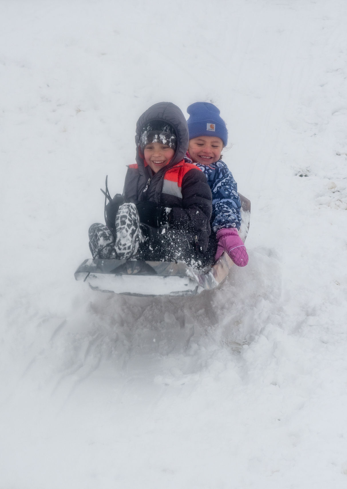 Sledding around